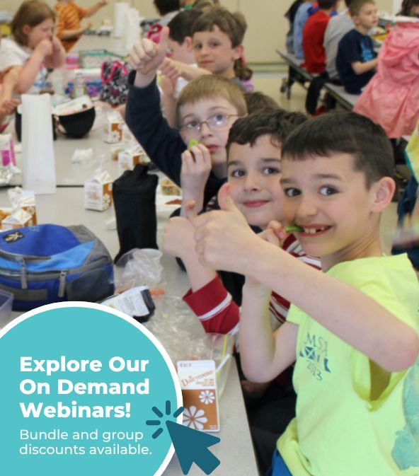 EMC_Homepage Webinar Image Edit Happy students sit at a cafeteria table